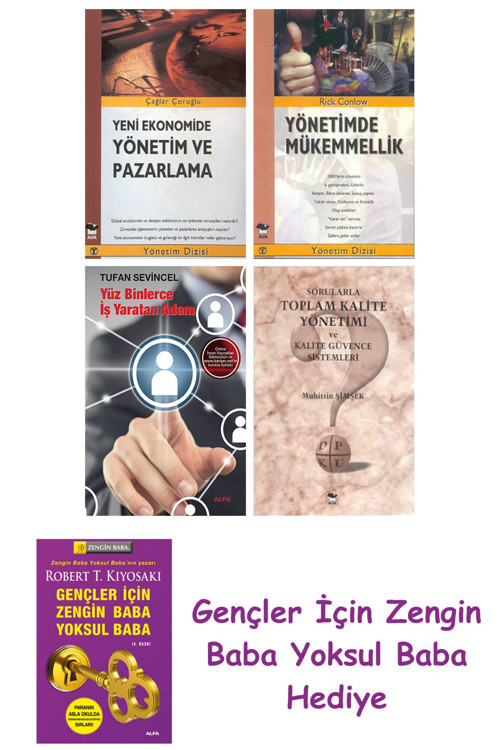 Yeni Ekonomide Yönetim Ve Pazarlama + Yönetimde Mükemmellik + Yüz Binlerce İş Yaratan Adam + Soru...