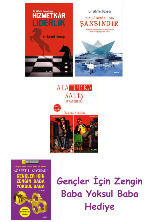 Hizmetkar Liderlik (Cep Boy) + Tecrübesizliğin Şansındır + Alaturka Satış Stratejileri