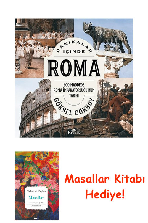 Dakikalar İçinde Roma: 200 Maddede Roma İmparatorluğu’Nun Tarihi + Masallar Kitabı