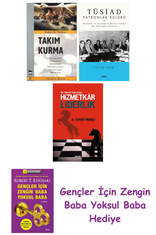 Takım Kurma + Tüsiad Patronlar Kulübü + Hizmetkar Liderlik (Cep Boy)