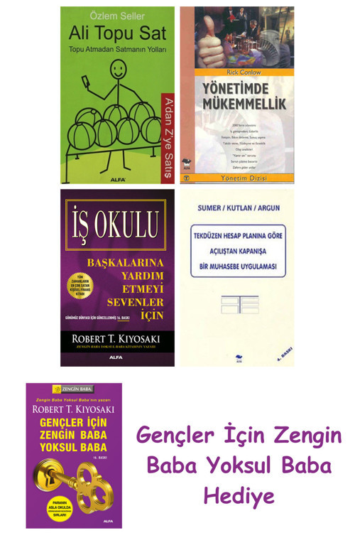 Ali Topu Sat + Yönetimde Mükemmellik + İş Okulu - Başkalarına Yardım Etmeyi Sevenler İçin + Tekdü...