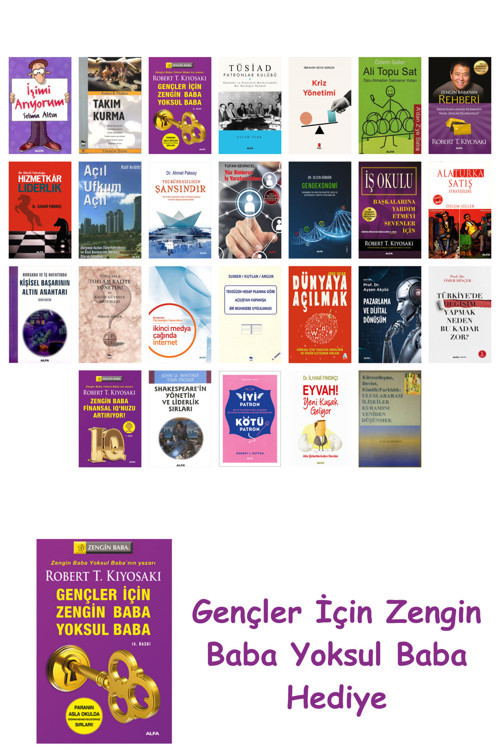 26 Kitaplık Ekonomi Seti + Gençler İçin Zengin Baba Yoksul Baba