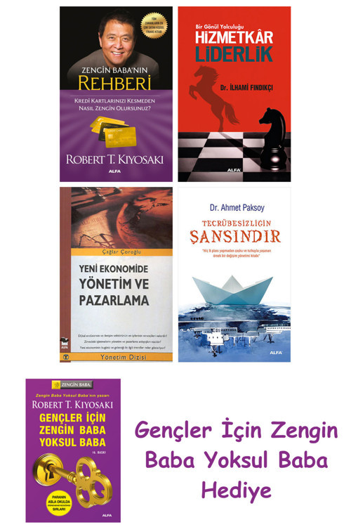 Zengin Baba’Nın Rehberi + Hizmetkar Liderlik (Cep Boy) + Yeni Ekonomide Yönetim Ve Pazarlama + Te...