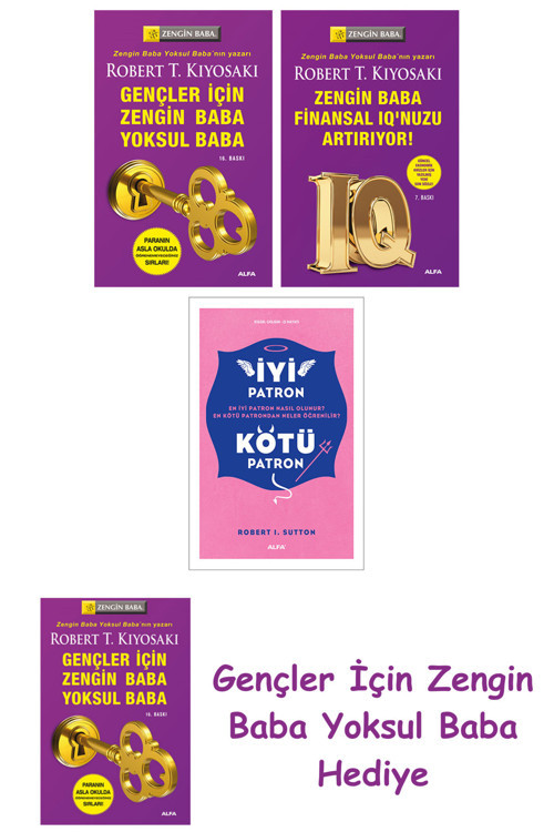 Gençler İçin Zengin Baba Yoksul Baba + Zengin Baba Finansal Iq'Nuzu Artırıyor! + İyi Patron Kötü ...
