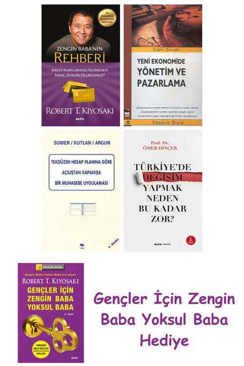 Zengin Baba’Nın Rehberi + Yeni Ekonomide Yönetim Ve Pazarlama + Tekdüzen Hesap Planına Göre Açılı...