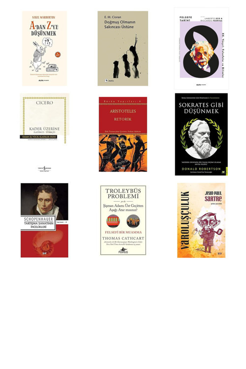 A'Dan Z'Ye Düşünmek: Eleştirel Düşünmeyi Öğrenmek İsteyenler... +8 Kitap