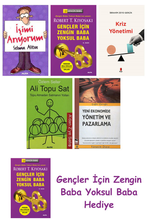 İşimi Arıyorum + Gençler İçin Zengin Baba Yoksul Baba + Kriz Yönetimi + Ali Topu Sat + Yeni Ekon...