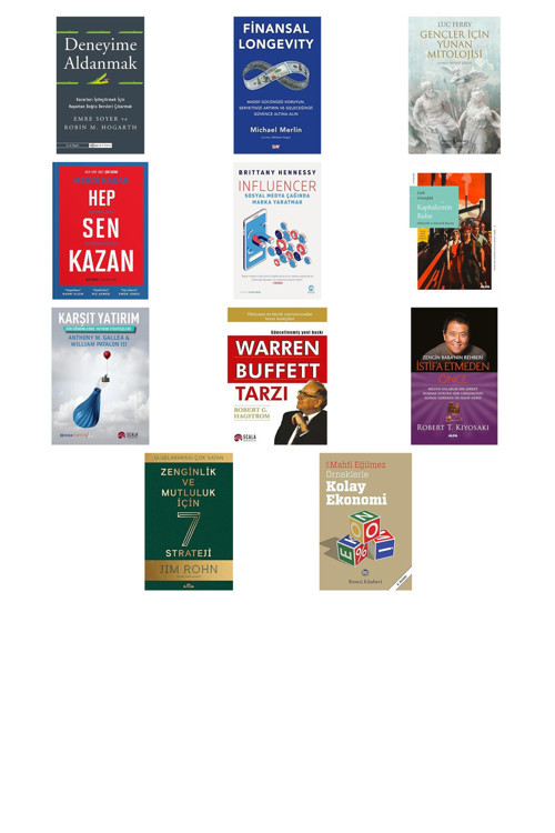 Deneyime Aldanmak Kararları İyileştirmek İçin Hayattan Doğru... +10 Ekonomi Kitabı