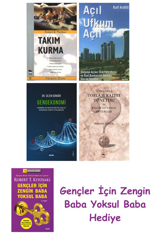 Takım Kurma + Açıl Ufkum Açıl + Genoekonomi + Sorularla Toplam Kalite Yönetimi Ve Kalite Güvence ...