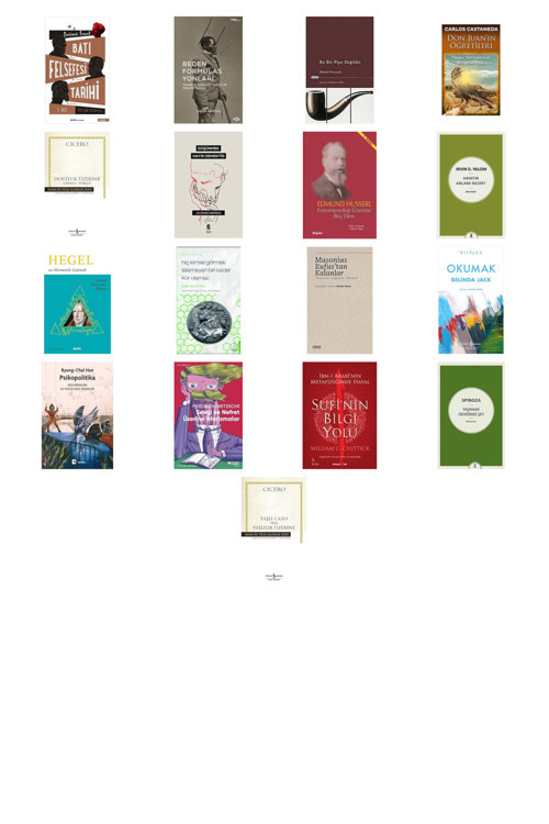 Batı Felsefesi Tarihi 1. Cilt: İlk Çağ Felsefesi... +16 Kitap