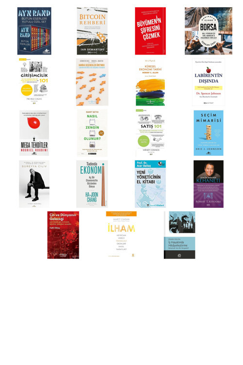 Ayn Rand Bütün Eserleri Kutulu Özel Set (13 Kitap)... +18 Ekonomi Kitabı