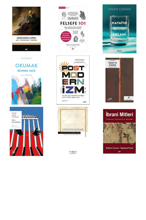 Düşüncenin Çağrısı: Kant-Schopenhauer-Heidegger... +8 Kitap