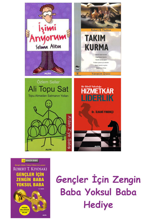 İşimi Arıyorum + Takım Kurma + Ali Topu Sat + Hizmetkar Liderlik (Cep Boy)
