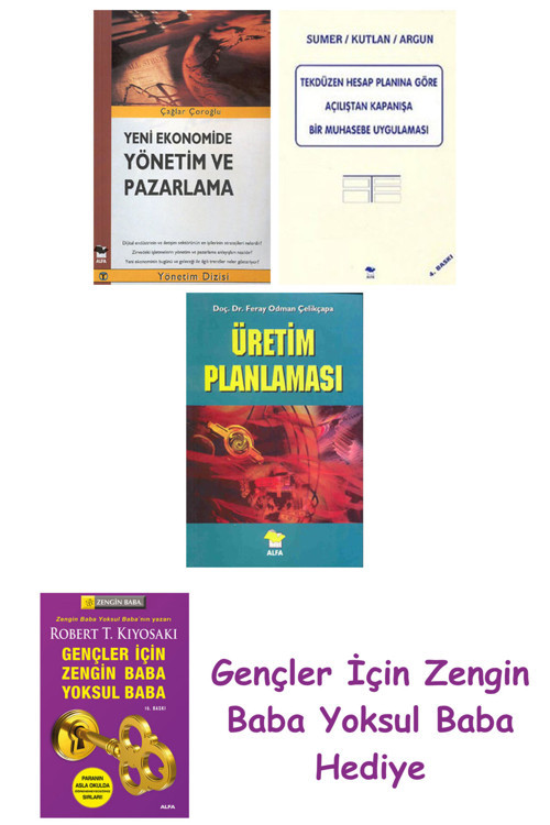 Yeni Ekonomide Yönetim Ve Pazarlama + Tekdüzen Hesap Planına Göre Açılıştan Kapanışa Bir Muhasebe...