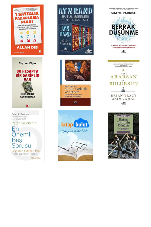 1 Sayfalık Pazarlama Planı: Yeni Müşteriler Edinin, Daha Faz... +8 Ekonomi Kitabı