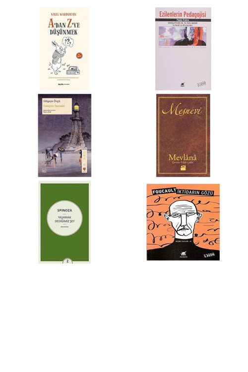 A'Dan Z'Ye Düşünmek: Eleştirel Düşünmeyi Öğrenmek İsteyenler... +5 Kitap