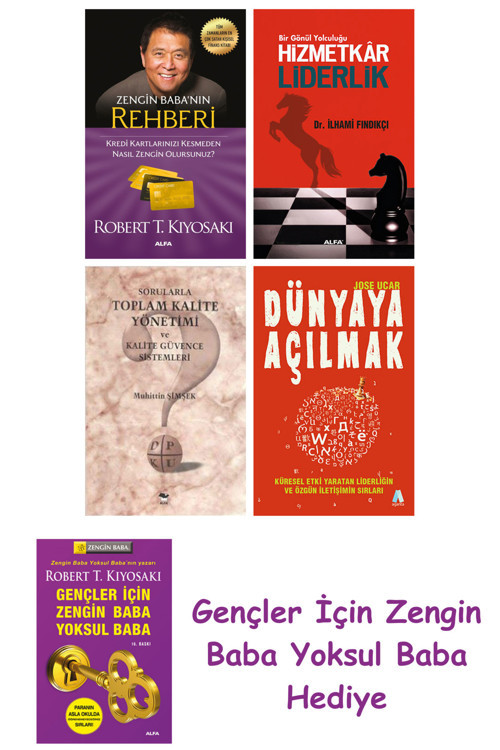 Zengin Baba’Nın Rehberi + Hizmetkar Liderlik (Cep Boy) + Sorularla Toplam Kalite Yönetimi Ve Kali...