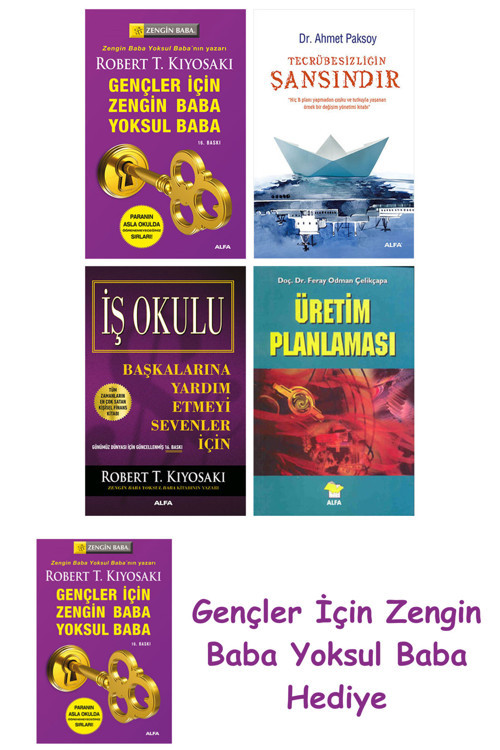 Gençler İçin Zengin Baba Yoksul Baba + Tecrübesizliğin Şansındır + İş Okulu - Başkalarına Yardım ...