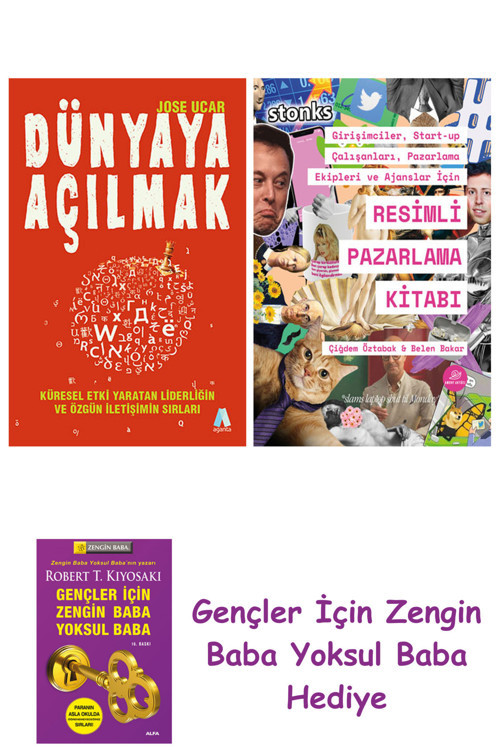 Dünyaya Açılmak + Resimli Pazarlama Kitabı