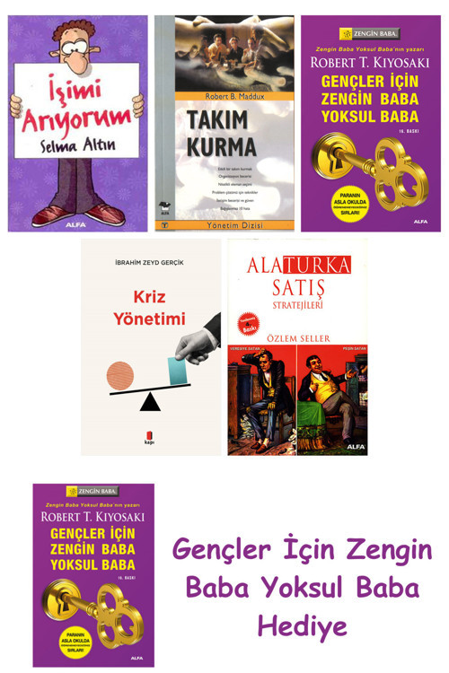 İşimi Arıyorum + Takım Kurma + Gençler İçin Zengin Baba Yoksul Baba + Kriz Yönetimi + Alaturka S...