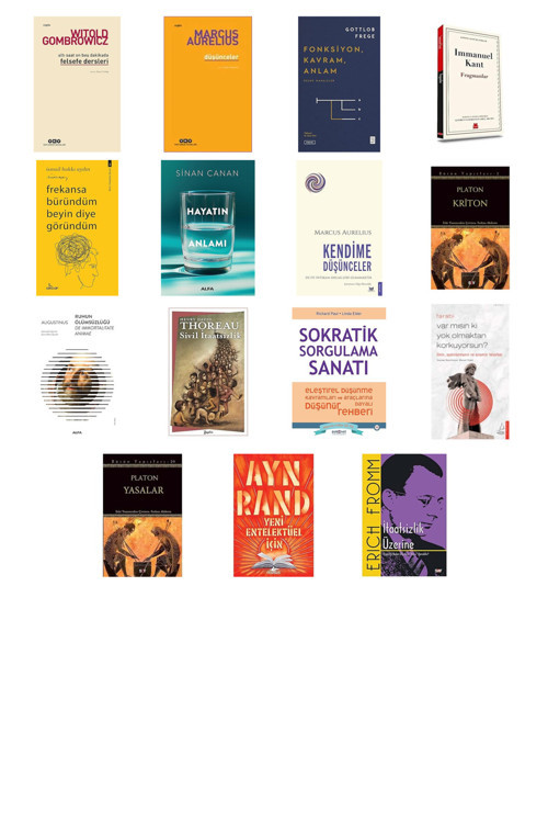 Altı Saat On Beş Dakikada Felsefe Dersleri... +14 Kitap