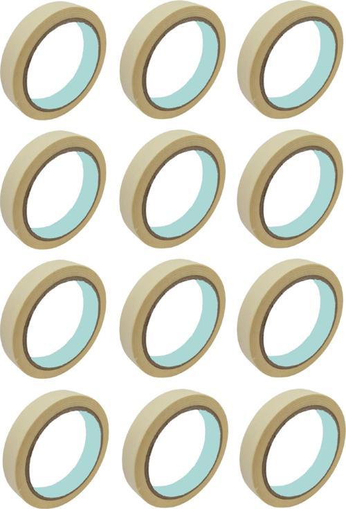 Güçlü Maskeleme Bandı 18 mm 40 metre 12 Adet