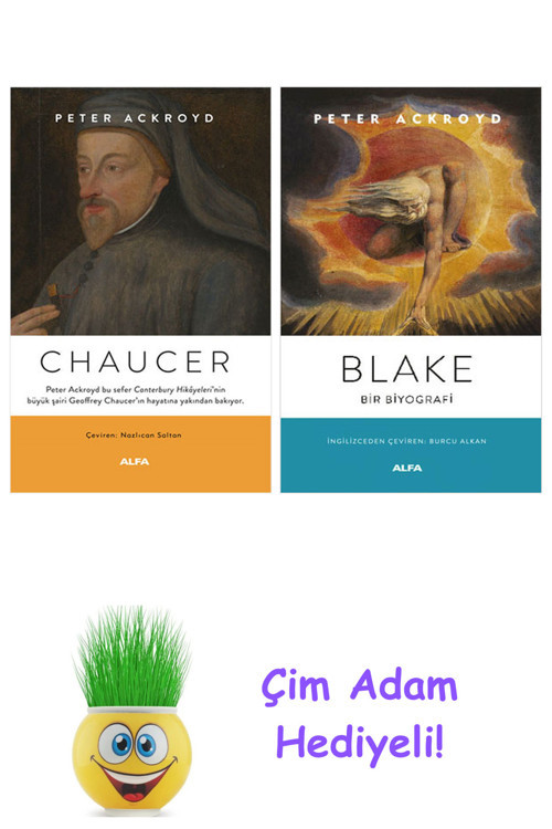 Peter Ackroyd 2 Kitap Seti + Çim Adam Hediye