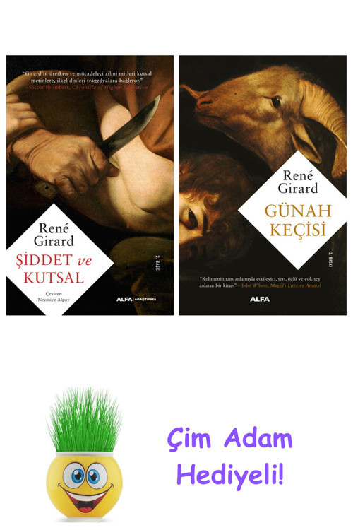 Rene Girard 2 Kitap Seti + Çim Adam Hediye