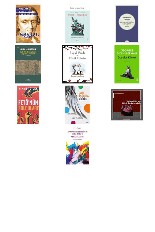 Ahlakın Metafiziği Hukuk Öğretisi... +9 Kitap