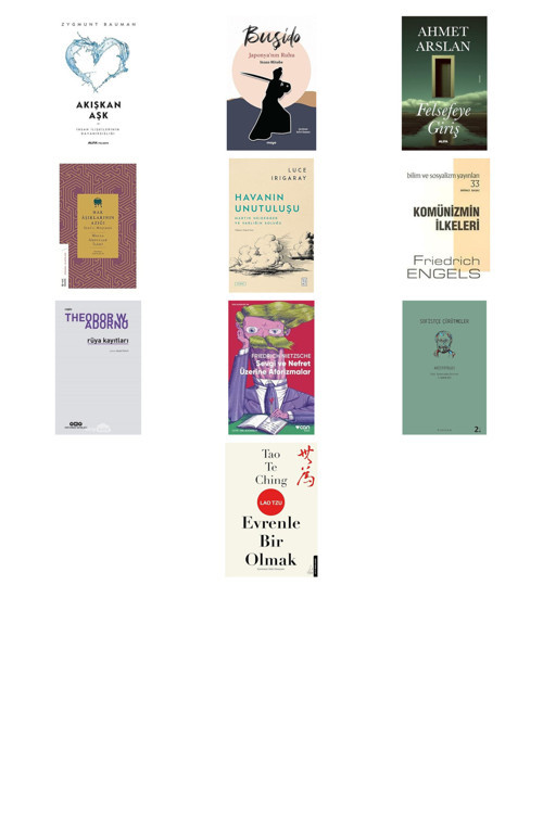 Akışkan Aşk: İnsan İlişkilerinin Dayanıksızlığı... +9 Kitap