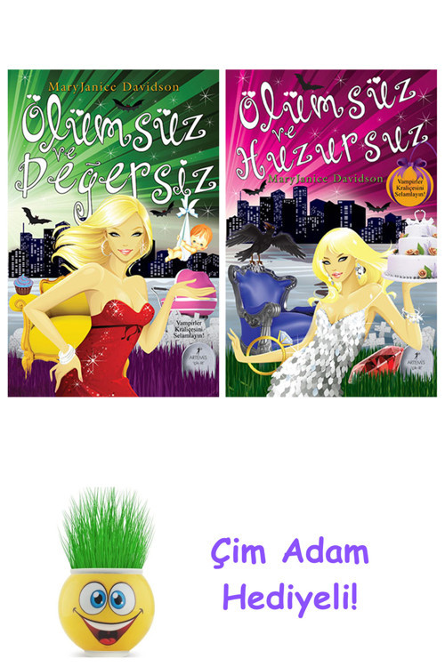 Mary Janice Davidson 2 Kitap Seti + Çim Adam Hediye