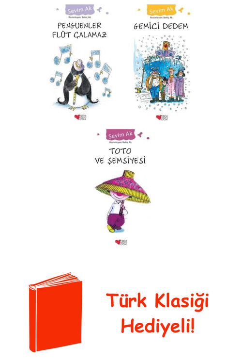 Sevim Ak 3 Kitap Seti + Türk Klasiği Hediye