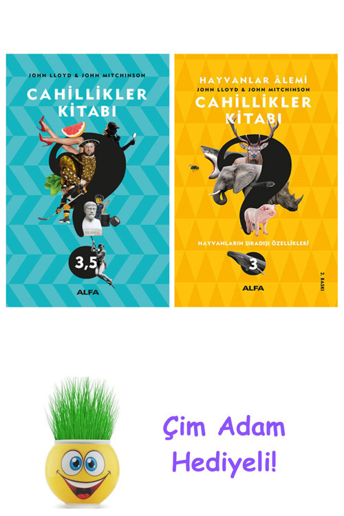 John Lloyd 2 Kitap Seti + Çim Adam Hediye