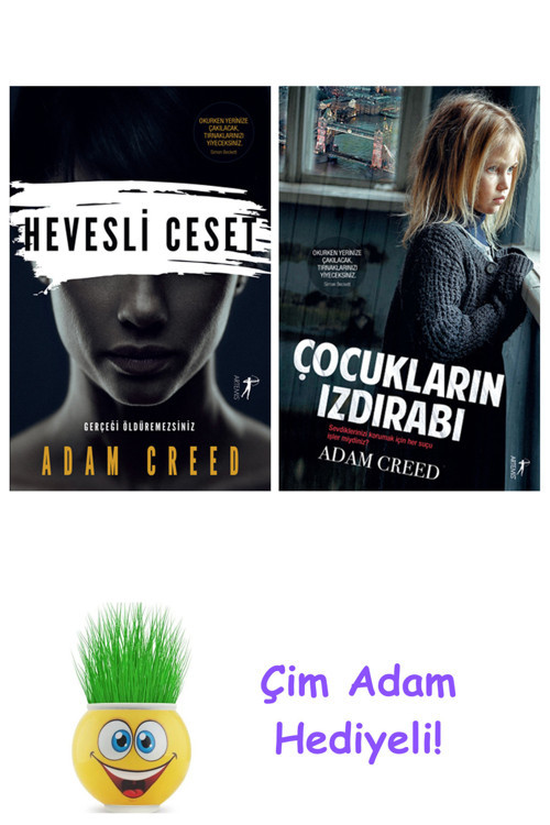 Adam Creed 2 Kitap Seti + Çim Adam Hediye