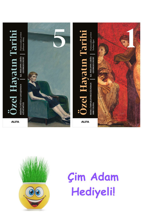 Philippe Aries 2 Kitap Seti + Çim Adam Hediye