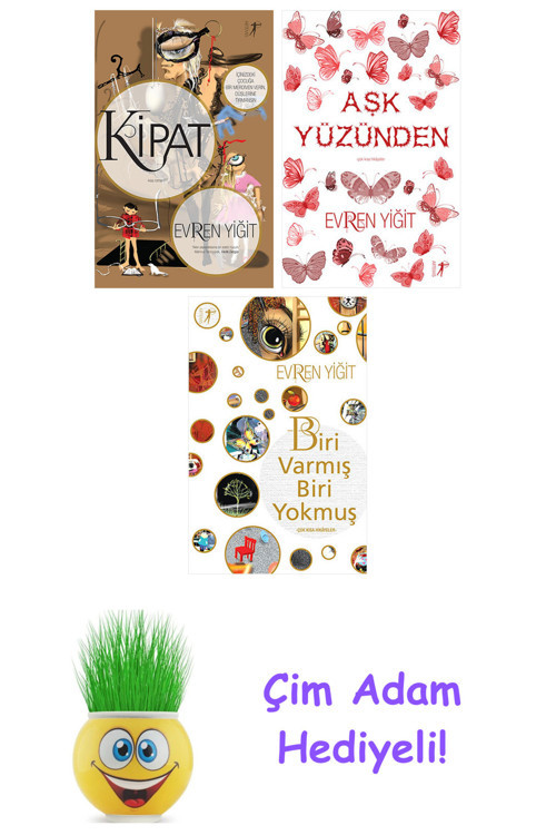 Evren Yiğit 3 Kitap Seti + Çim Adam Hediye