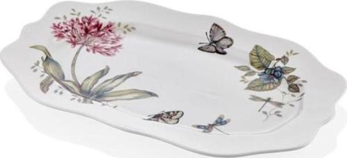 Joy Carmen Butterfly Serisi Büyük Boy Oval Tabak 35 Cm