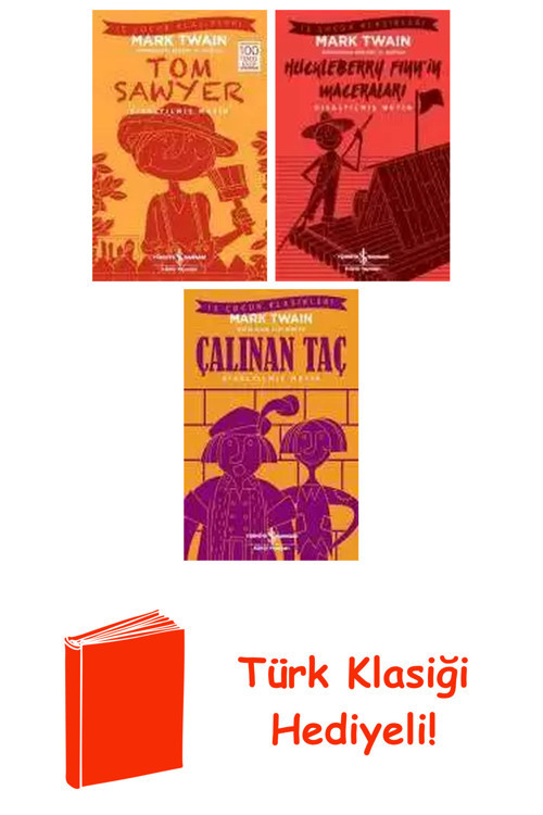 Mark Twain 3 Kitap Seti + Türk Klasiği Hediye