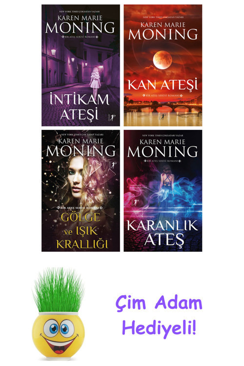 Karen Marie Moning 4 Kitap Seti + Çim Adam Hediye