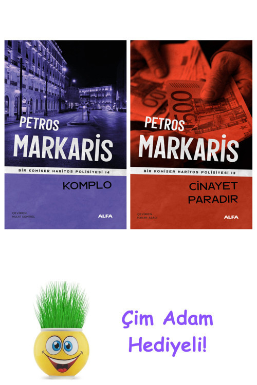 Petros Markaris 2 Kitap Seti + Çim Adam Hediye