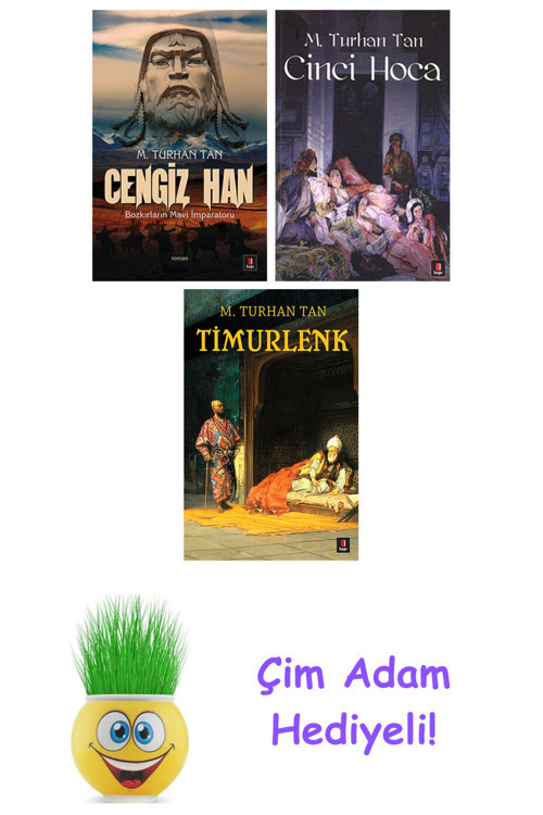 M. Turhan Tan 3 Kitap Seti + Çim Adam Hediye