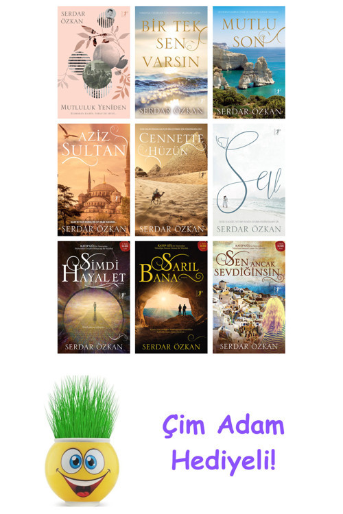 Serdar Özkan 9 Kitap Seti + Çim Adam Hediye