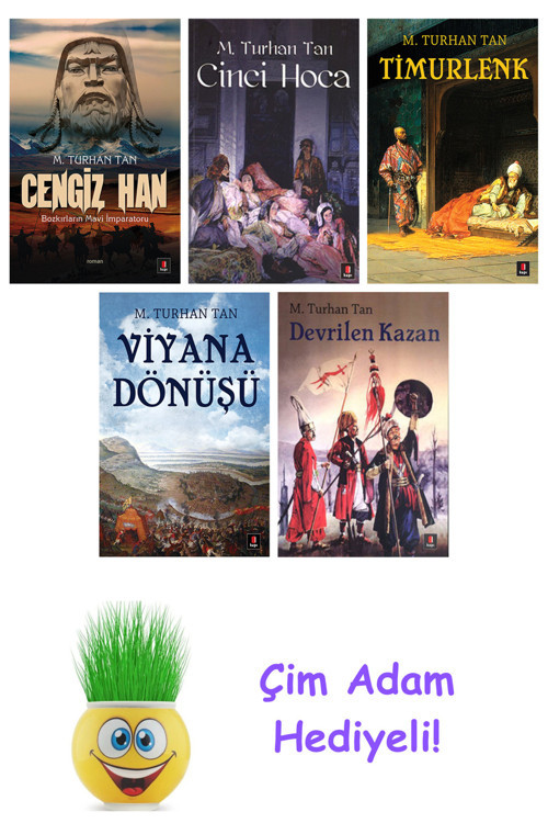 M. Turhan Tan 5 Kitap Seti + Çim Adam Hediye