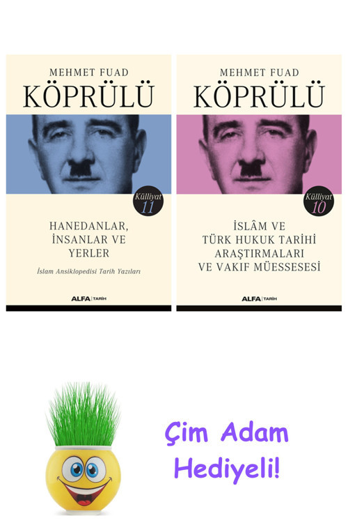 Mehmet Fuad Köprülü 2 Kitap Seti + Çim Adam Hediye