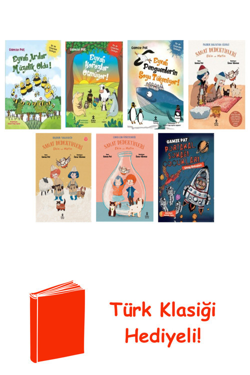 Gamze Pat 7 Kitap Seti + Türk Klasiği Hediye
