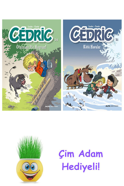 Raoul Cauvin 2 Kitap Seti + Çim Adam Hediye