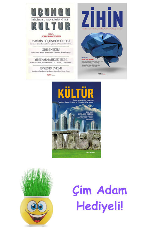 John Brockman 3 Kitap Seti + Çim Adam Hediye