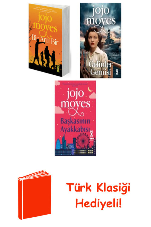 Jojo Moyes 3 Kitap Seti + Türk Klasiği Hediye