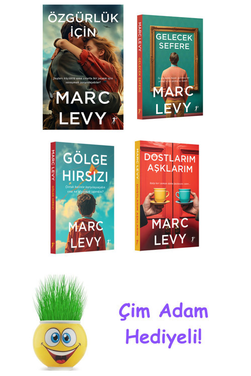 Marc Levy 4 Kitap Seti + Çim Adam Hediye