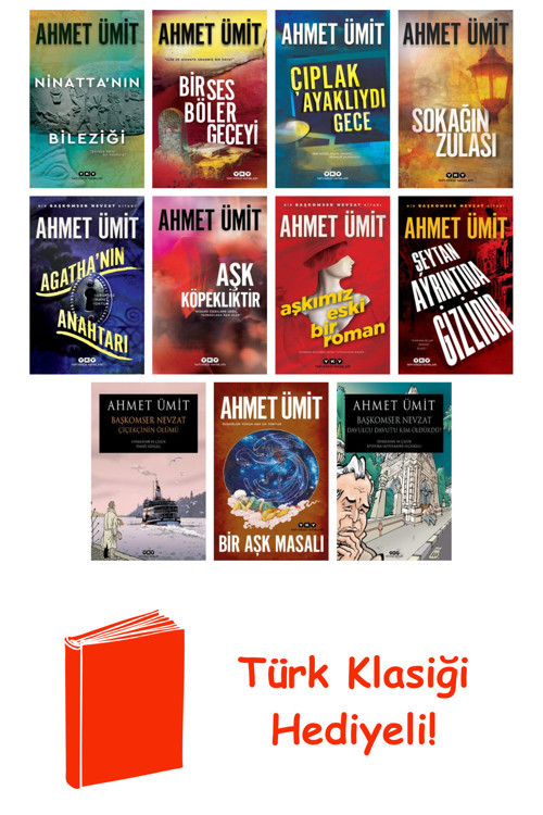 Ahmet Ümit 11 Kitap Seti + Türk Klasiği Hediye